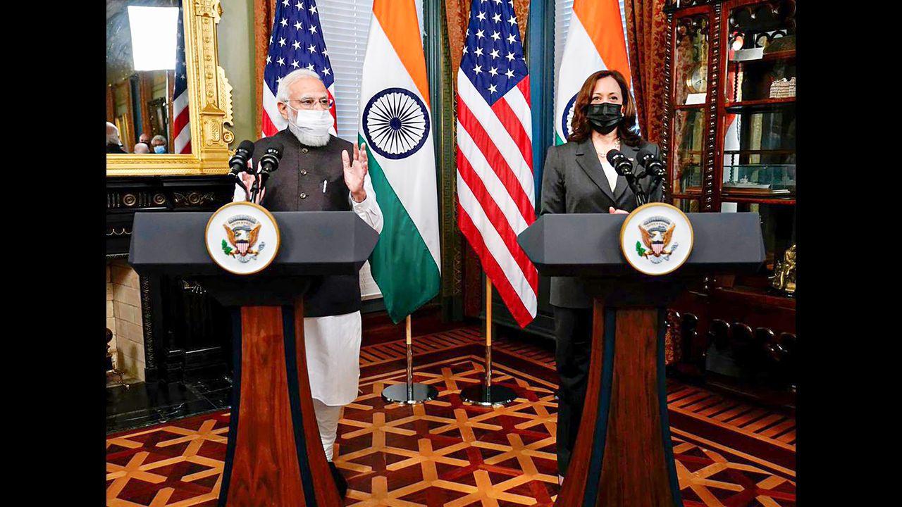 PM Modi also met US Vice President Kamala Harris at the White House during which they decided to further cement the Indo-US strategic partnership and discussed global issues of common interest, including threats to democracy, Afghanistan and the Indo-Pacific. 